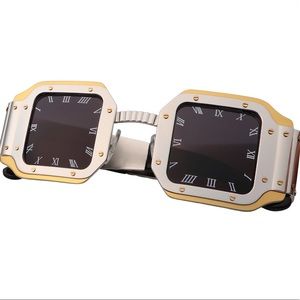 VF Timeless Collection: 24KT White Gold Yellow Gold Bezel